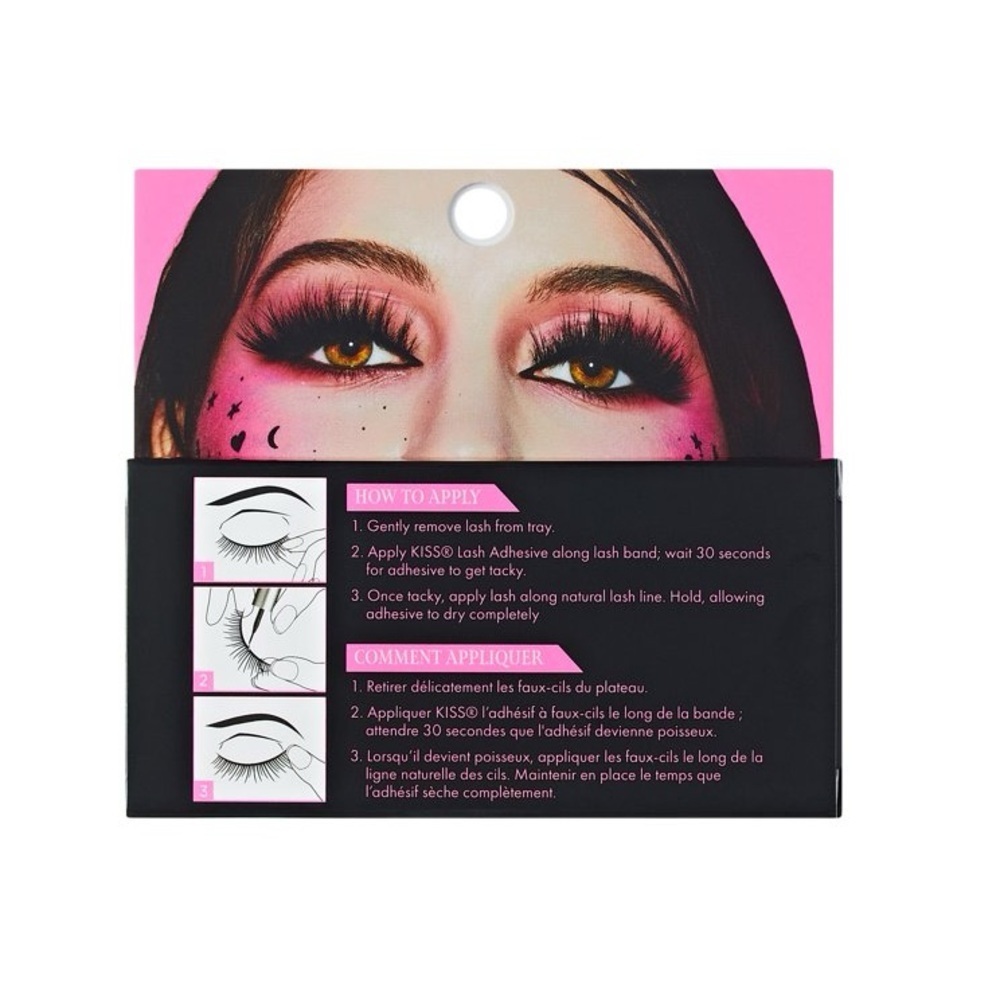 NWT KISS Halloween Limited Edition Glitter Witch False Eyelashes, 1 Pair - Lure - Picture 2 of 3